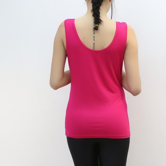 2019 summer new women’s T-shirt tank tops bamboo fiber fertilizer large collar U-neck strap vest women Tshirts plus size L-6XL