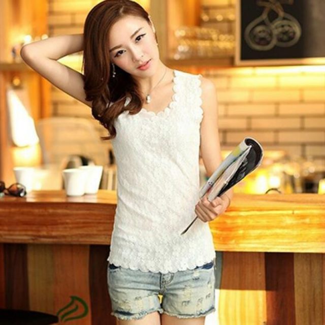 Charm Elegant Lace Sleeveless Tank Top  Camisole Shirt Vest Slim Summer Tube Top Clothing For Lady Women Female Gifts