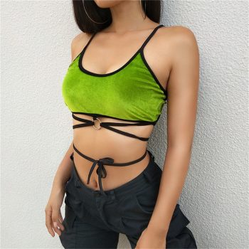 2020 New Style Hot Sexy Women Solid Bandage Bralette Bustier Crop Tops Tank Shirt Vest Push Up Female Clothes