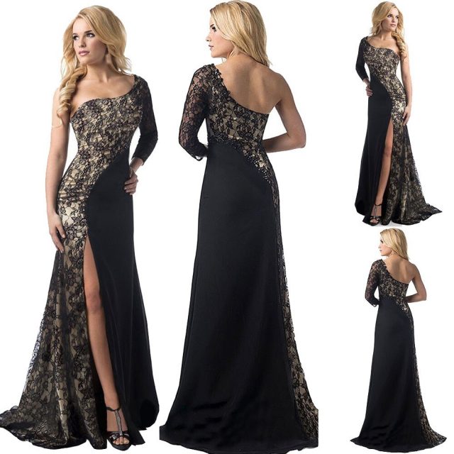 Luxury Women Dresses Formal Wedding Bridesmaid Long Ball Prom Gown Dress Fashion Female High Quality Vestidos De Festa