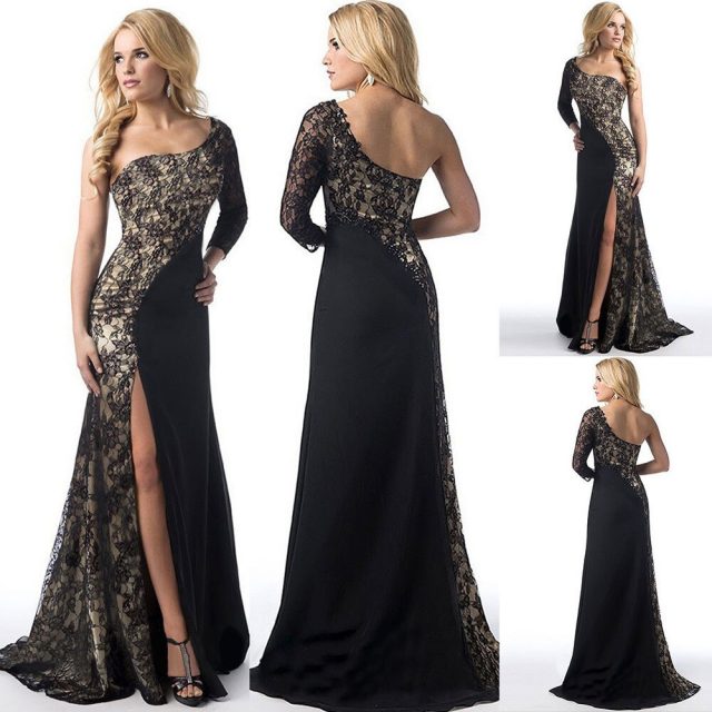 Luxury Women Dresses Formal Wedding Bridesmaid Long Ball Prom Gown Dress Fashion Female High Quality Vestidos De Festa