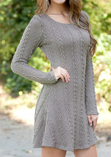 Women Causal Plus Size S-5XL Short Sweater Dress Female Autumn Winter White Long Sleeve Loose knitted Sweaters Dresses