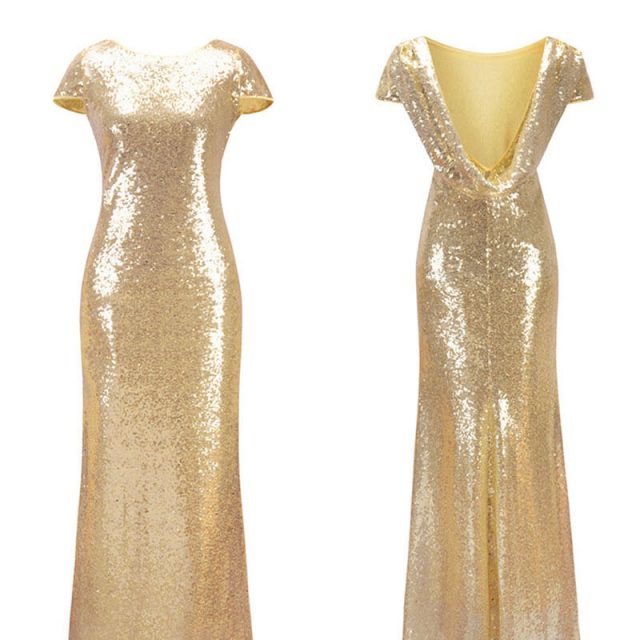 ismtide Sequin Dress 2018 New O-Neck Elegant Long Sparkle Mermaid Sequin Dress Maxi Gatsby Ball Gown Party Dresses Women