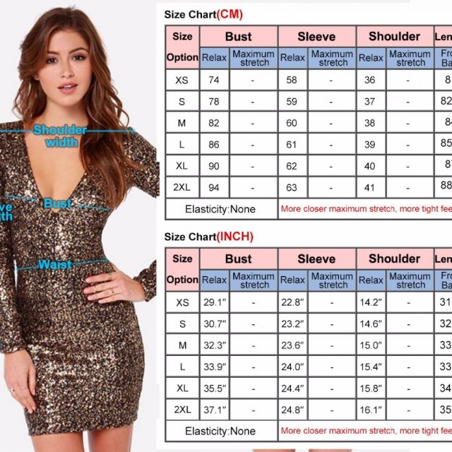 SEBOWEL Sexy Gold Sequin Club Dress Women Long Sleeve Glitter Bodycon Mini Party Dress Sparkle Female Shine Slim Pencil Dresses