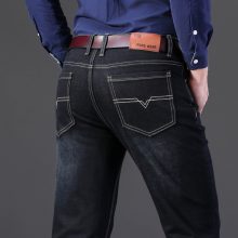 2019 New Hot cotton Jeans Men High Quality Famous Brand Denim trousers soft mens pants autumn jean fashion Large Big size 40