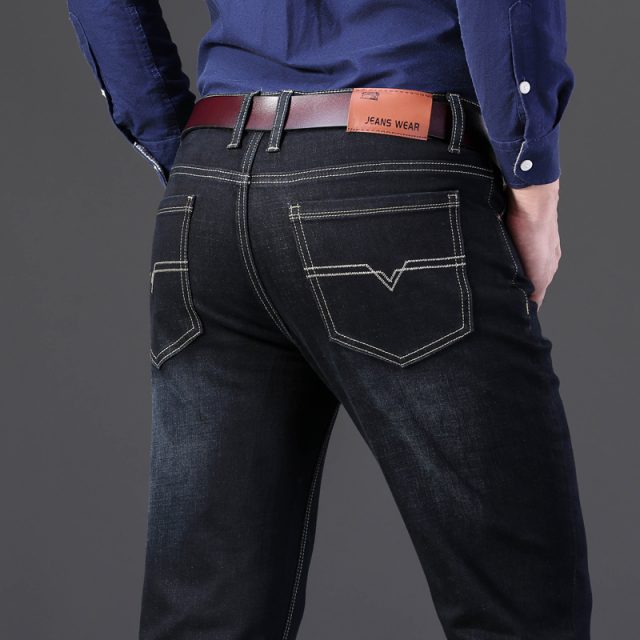 2019 New Hot cotton Jeans Men High Quality Famous Brand Denim trousers soft mens pants autumn jean fashion Large Big size 40