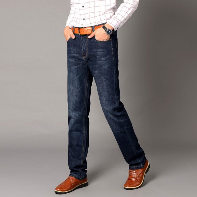 Xuan Sheng straight tube men’s jeans 2019 blue black stretch brand classic trousers fashion cat claws streetwear clothes jeans