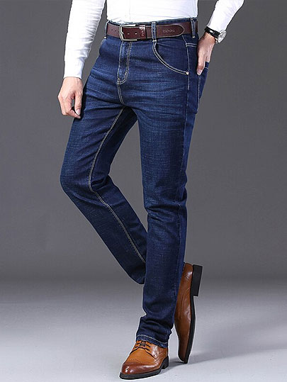 Xuan Sheng brand men’s jeans 2019 classic youth thick fashion straight stretch blue black long pants new Washed streetwear jeans