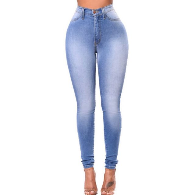 Women Jeans  Stretch Plus Size High Waisted  Boyfriend Jeans  Cute Distressed Denim Jean Push Up Butt ouc277